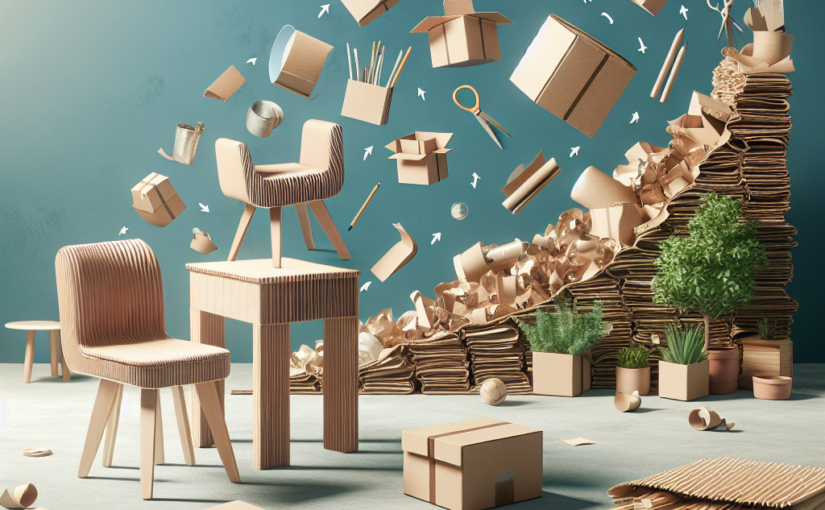 Do Papel ao Mobiliário: A Transformação Sustentável do Cartão Reciclado