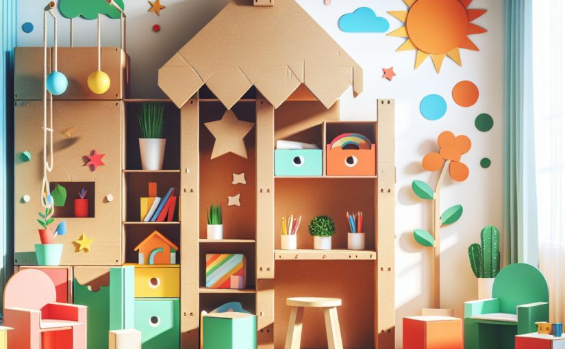 Mobiliário de Cartão: Uma Opção Sustentável para Ambientes Infantis