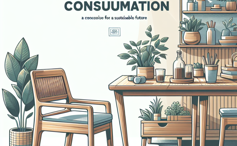 Consumo de Mobiliário Local: Uma Escolha Consciente para um Futuro Sustentável