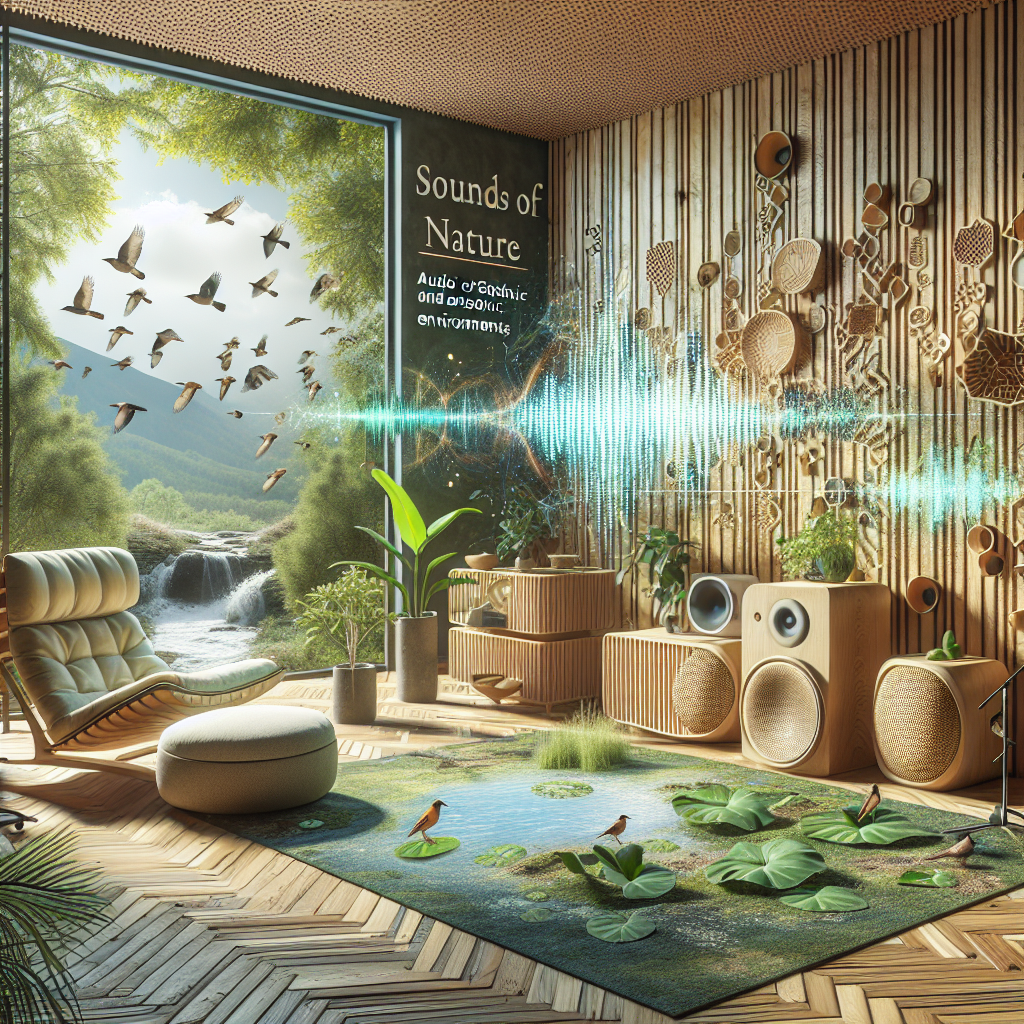 Sons da Natureza no Design Biofílico: Áudio e Ambientes Sonoros