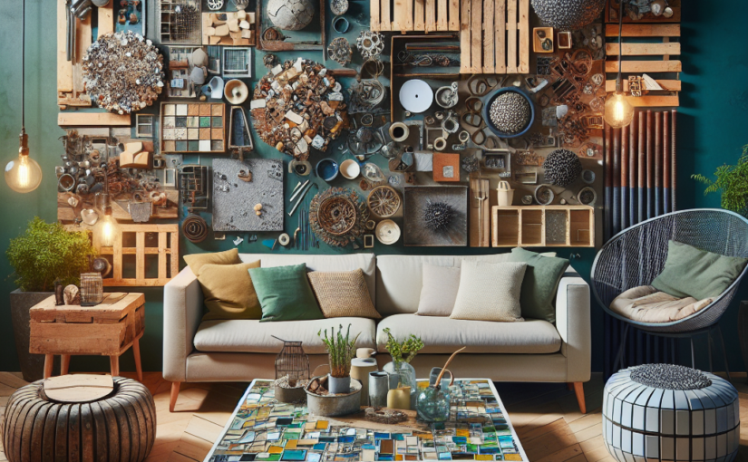 Do Entulho ao Mobiliário: A Reutilização Criativa de Materiais de Construção