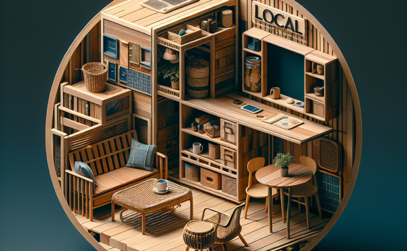Consumo local e o design de mobiliário para espaços pequenos
