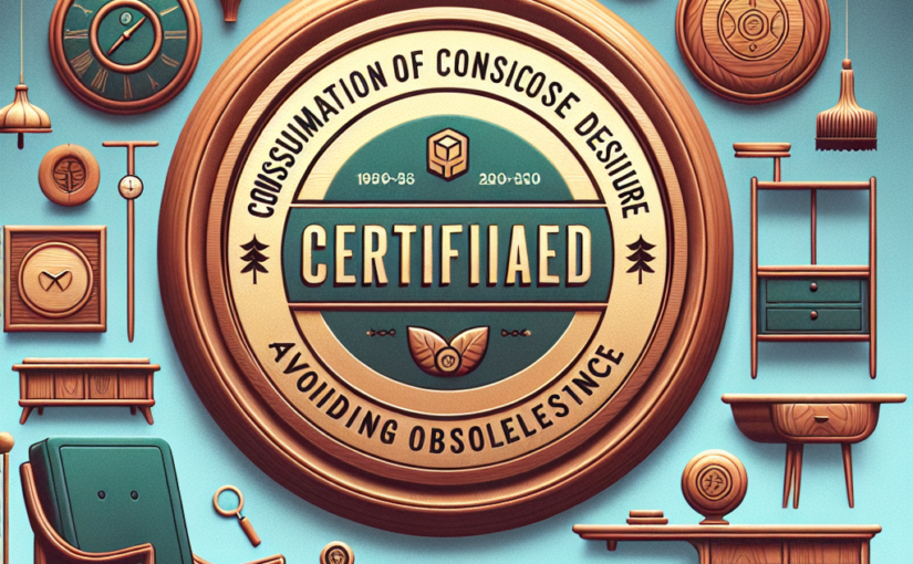 Consumo de Mobiliário com Design Atemporal Certificado: Evitando a Obsolescência