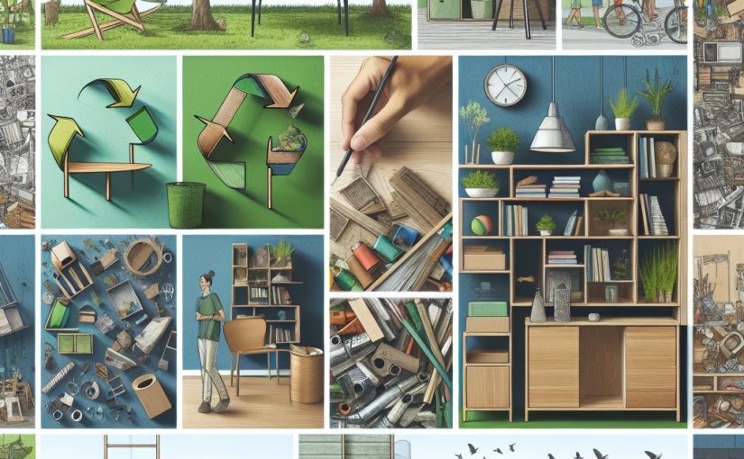 Mobiliário reciclado e a redução do desperdício
