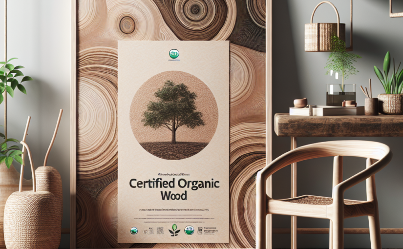 Mobiliário feito de madeira de reflorestamento