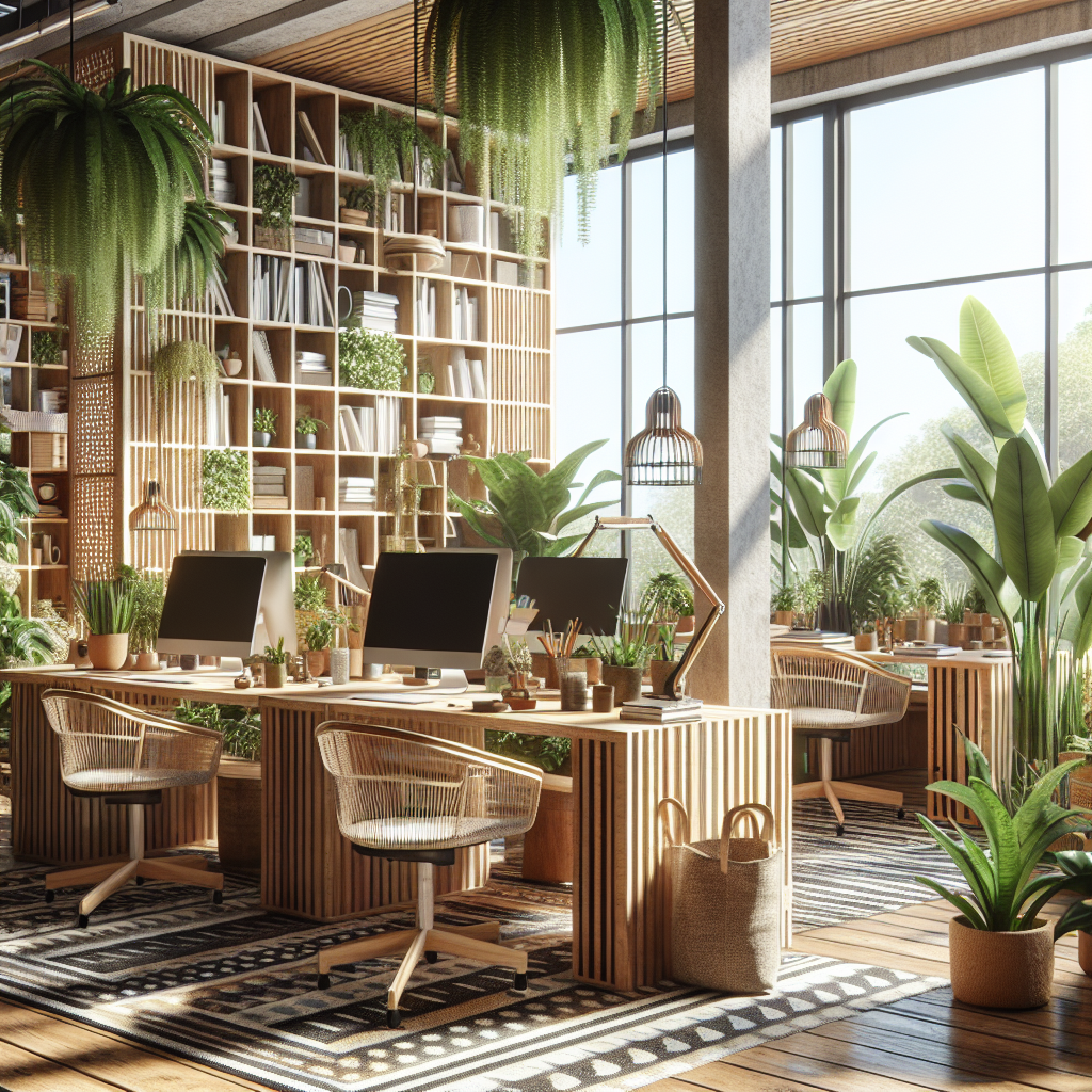 Como o Design Biofílico Melhora a Produtividade e a Criatividade