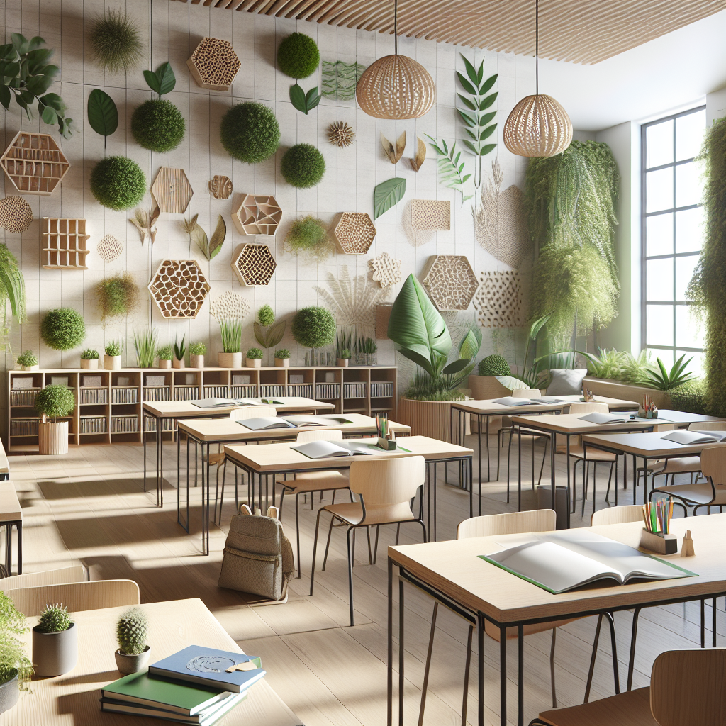 Design Biofílico em Escolas: Estimulando o Aprendizado e a Criatividade