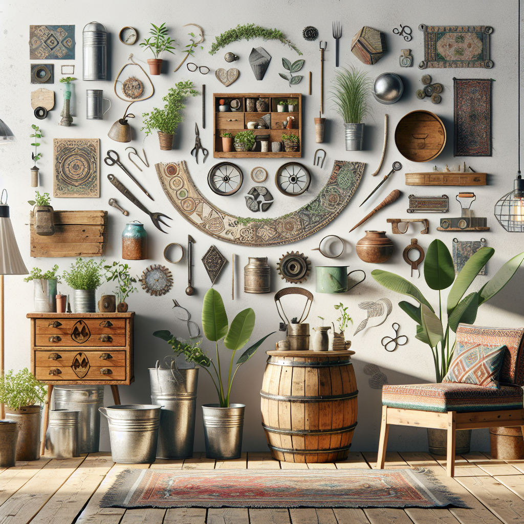 Upcycling e a sua relação com o estilo de decoração eclético