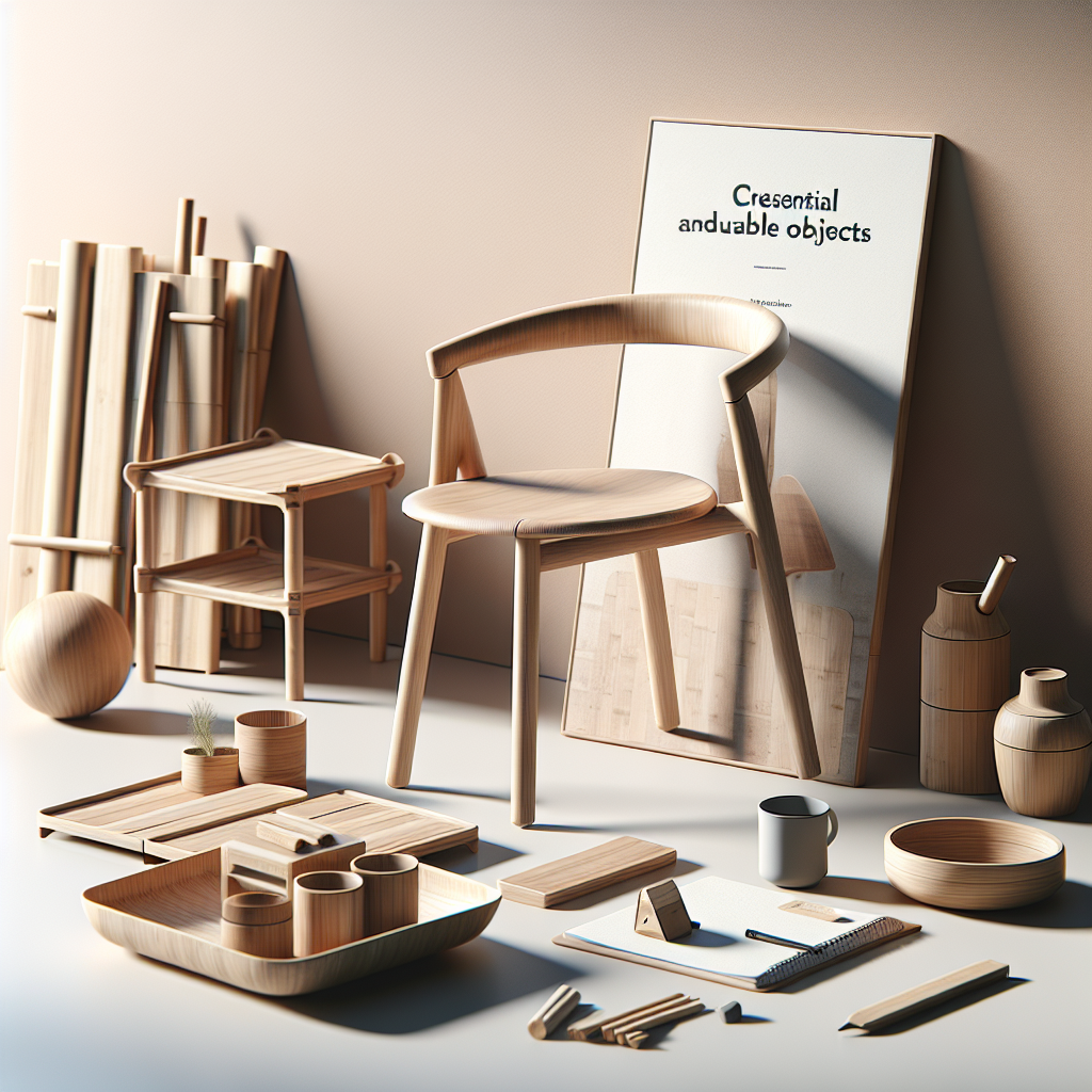 Minimalismo no Design de Produtos: Criando Objetos Essenciais e Duráveis