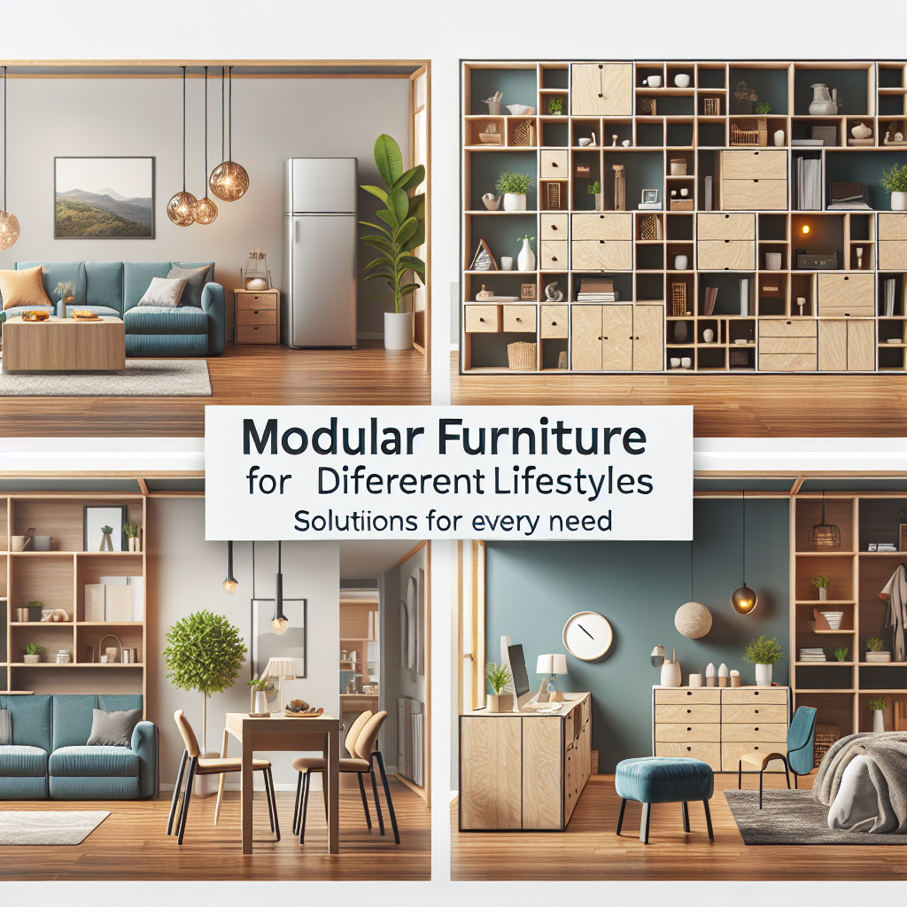 Mobiliário Modular para Diferentes Estilos de Vida: Soluções para Cada Necessidade