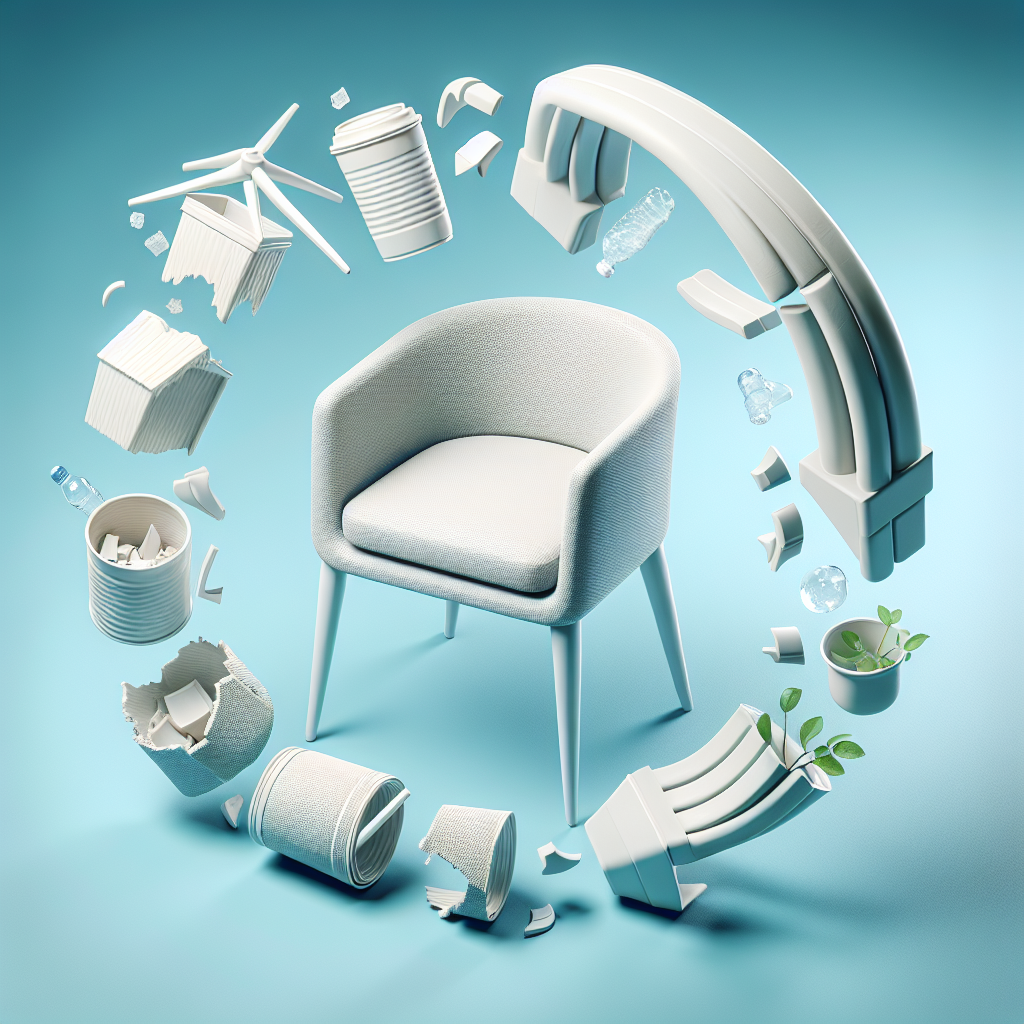 Mobiliário de Plástico Reciclado: Transformando Resíduos em Design Sustentável