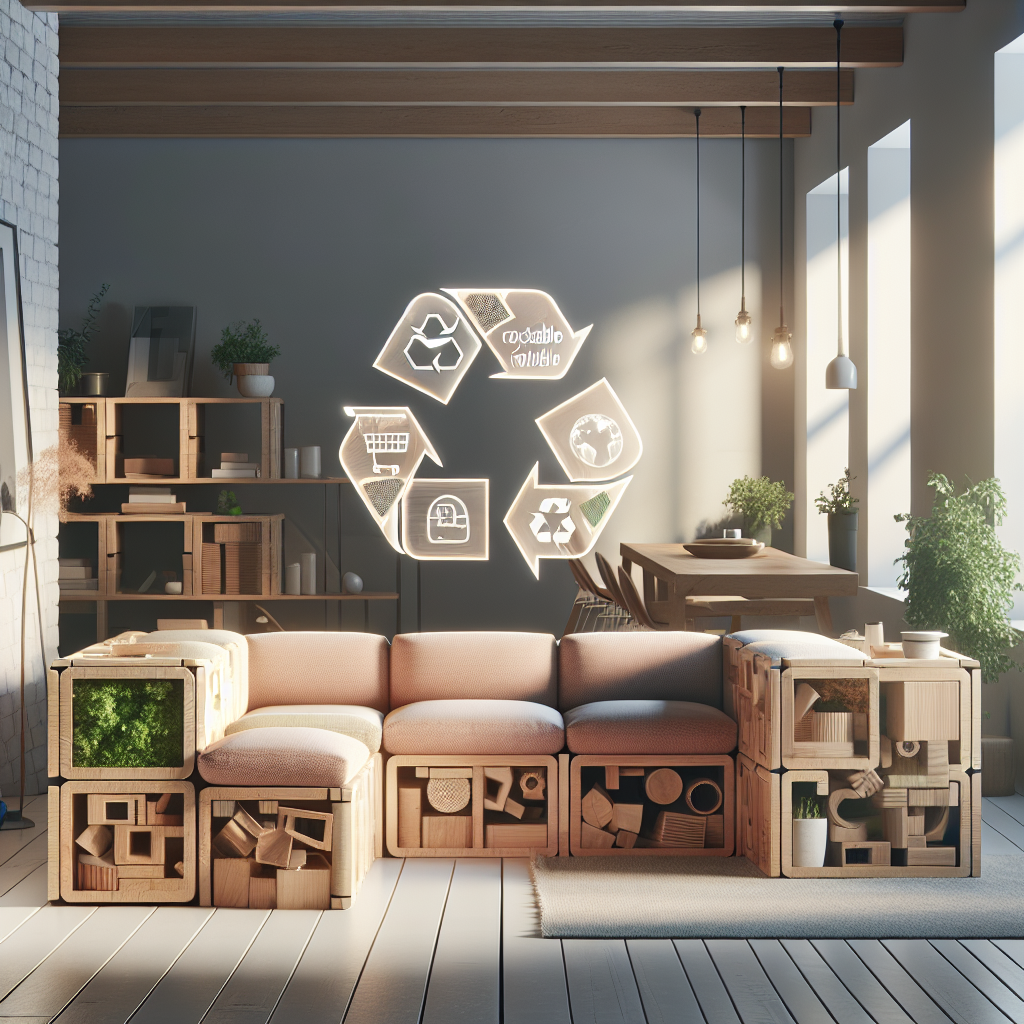 Mobiliário de Materiais Modulares Locais: Adaptabilidade e Sustentabilidade