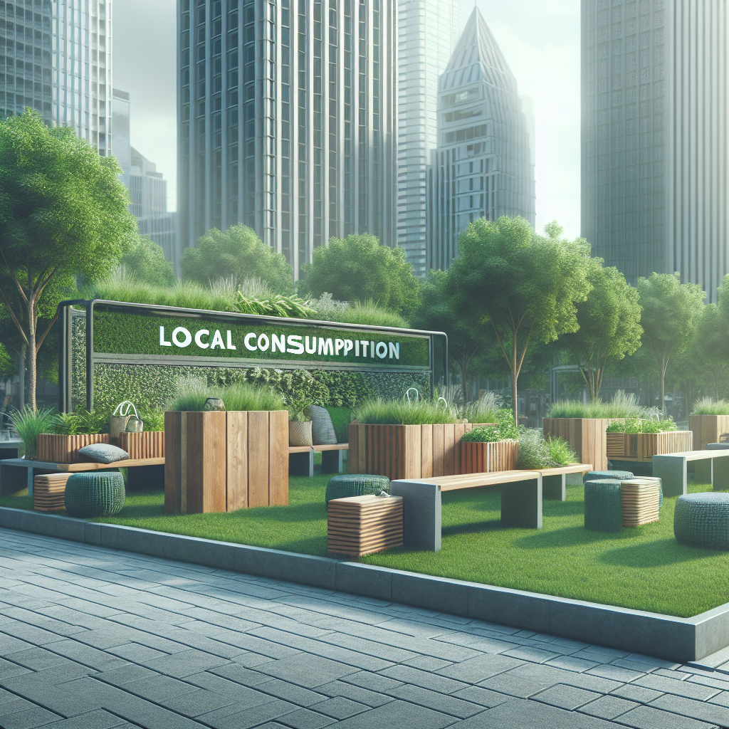 Consumo local e o design de mobiliário para espaços públicos