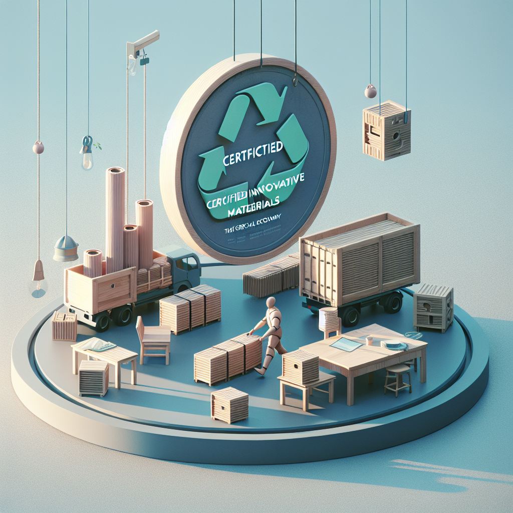 Mobiliário de Materiais Inovadores Certificados: A Economia Circular na Prática
