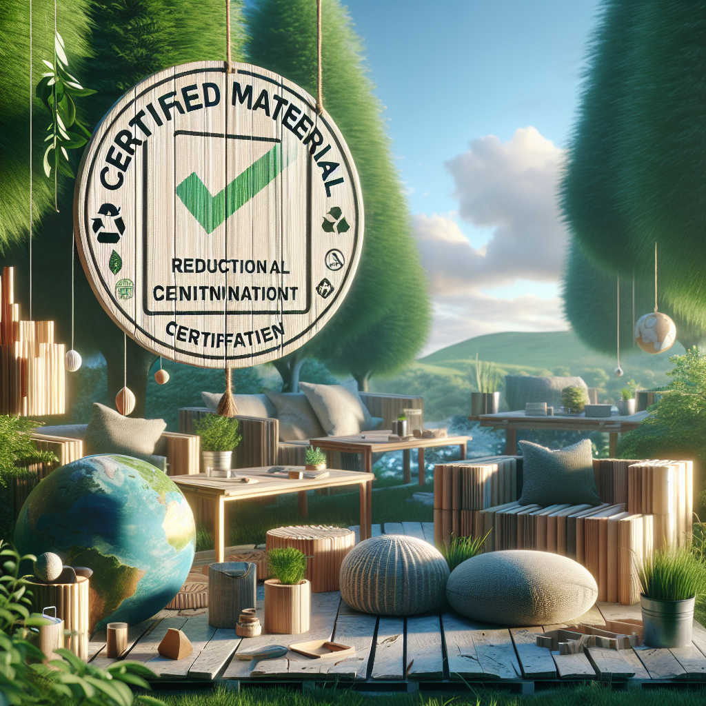 Mobiliário de Materiais Certificados e a Redução do Impacto Ambiental