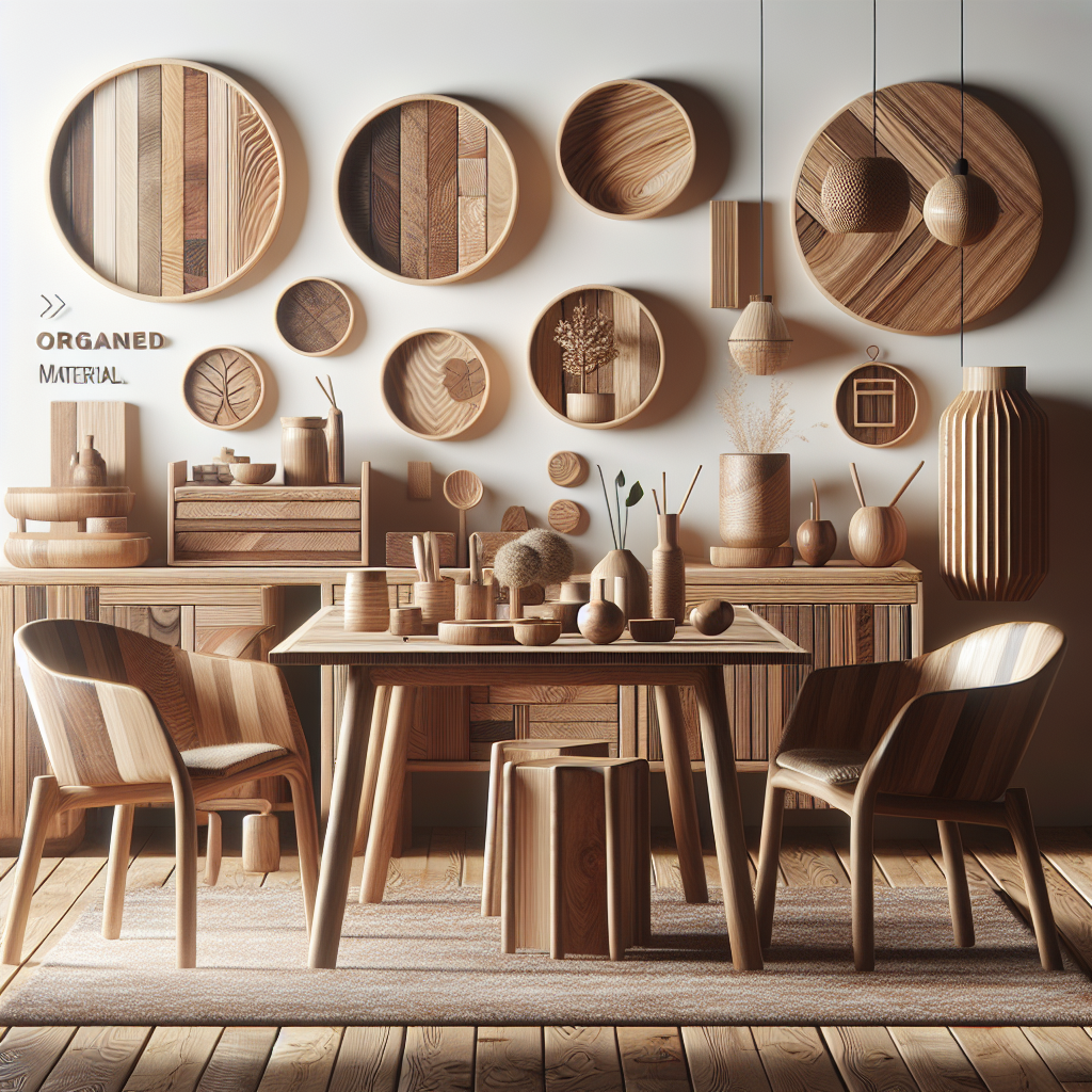 Mobiliário de Madeira Orgânica: Beleza Natural e Sustentabilidade