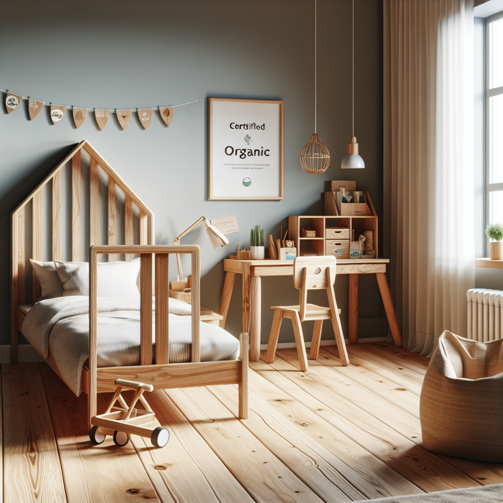Mobiliário de Madeira Orgânica para Quartos Infantis: Seguro e Ecológico