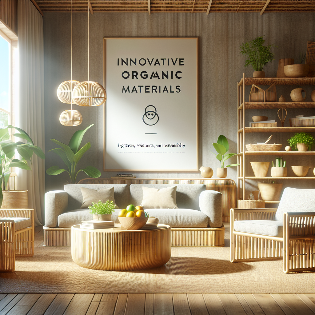 Mobiliário de Bambu: Leveza, Resistência e Sustentabilidade