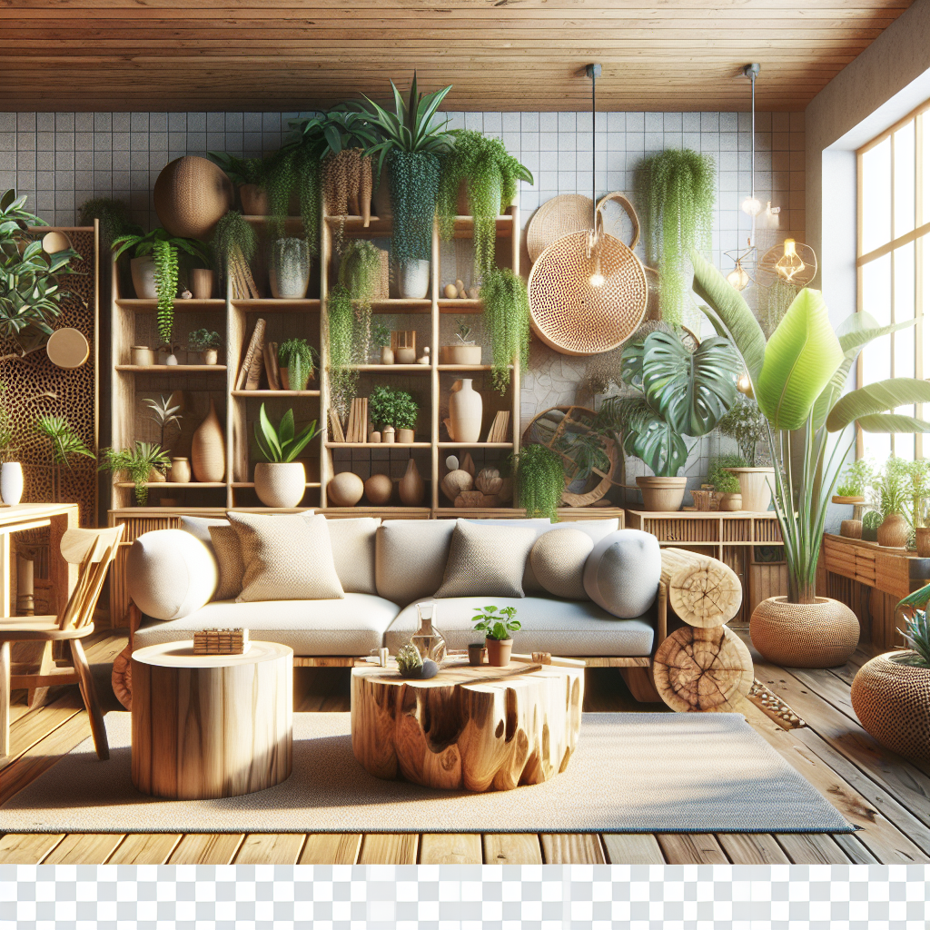 Design Biofílico: A Natureza Entra na Sua Casa Através do Mobiliário Orgânico