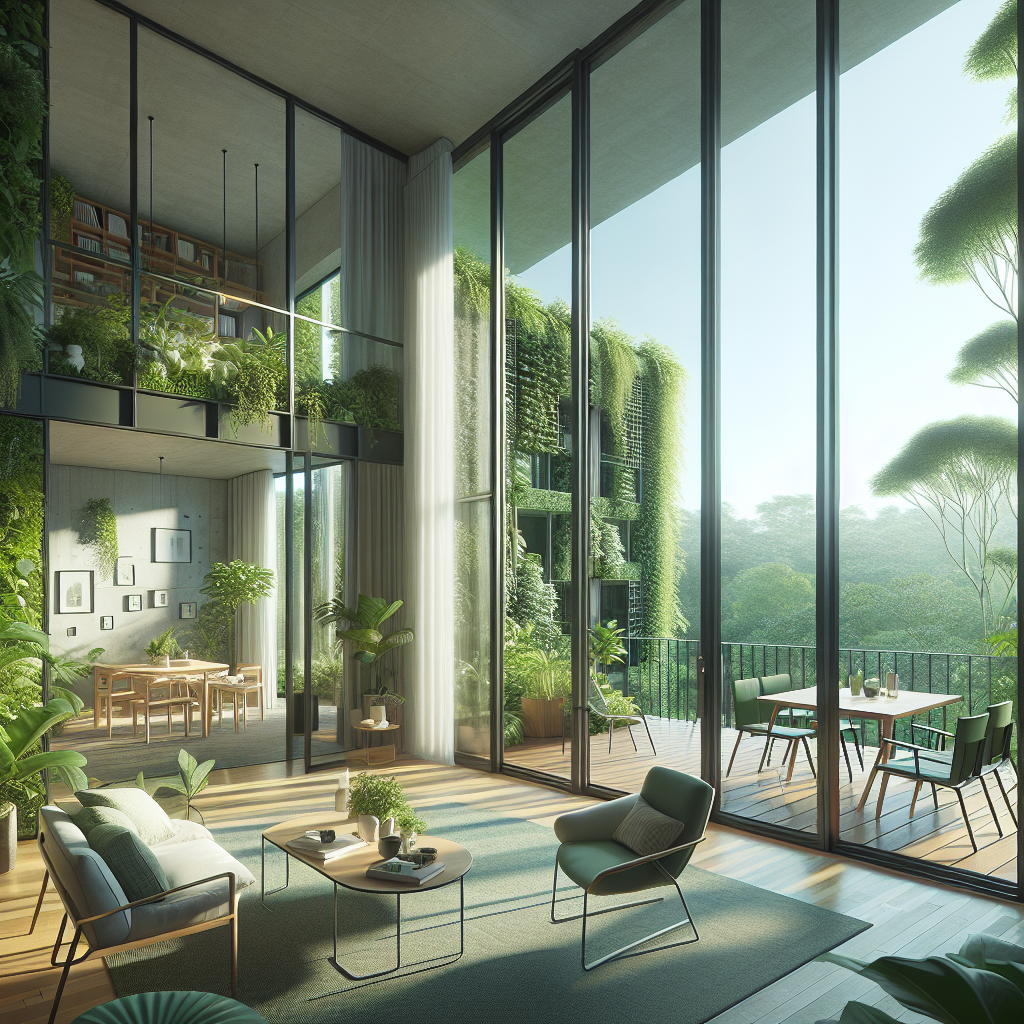 Vistas para a Natureza no Design Biofílico: Janelas e Varandas