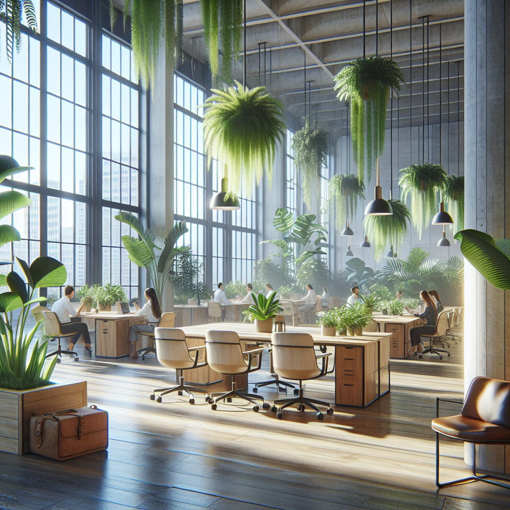 Design Biofílico em Escritórios: Aumentando a Produtividade e o Bem-Estar