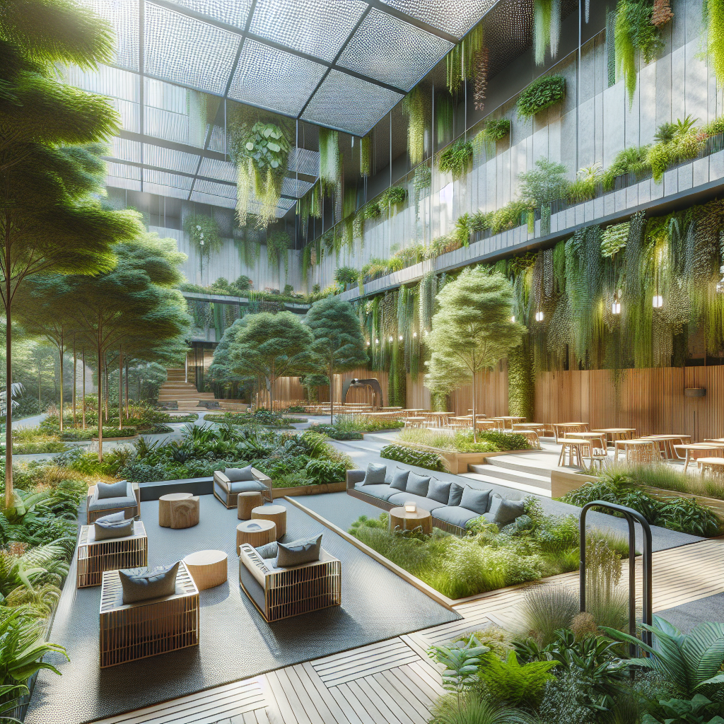 Design Biofílico em Espaços Públicos: Conectando Comunidades à Natureza