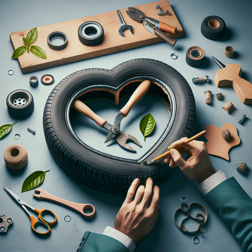 Upcycling de Pneus: Criando Móveis e Objetos de Design Inusitados
