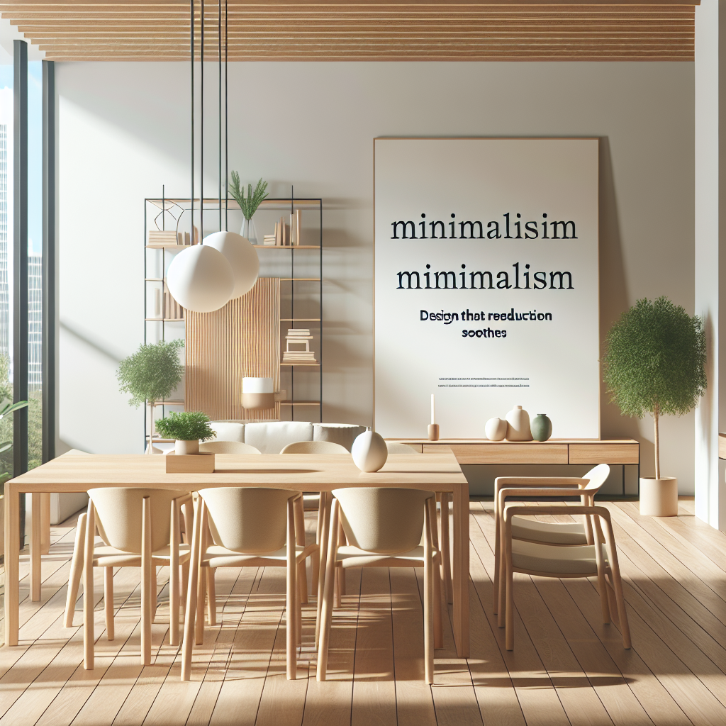 Minimalismo e a Redução do Estresse: Design que Acalma