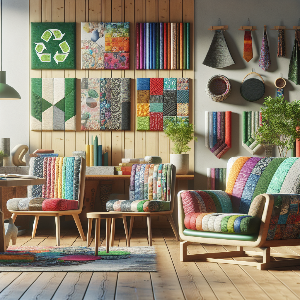 Mobiliário de Tecido Reciclado: Conforto e Estilo com Impacto Positivo