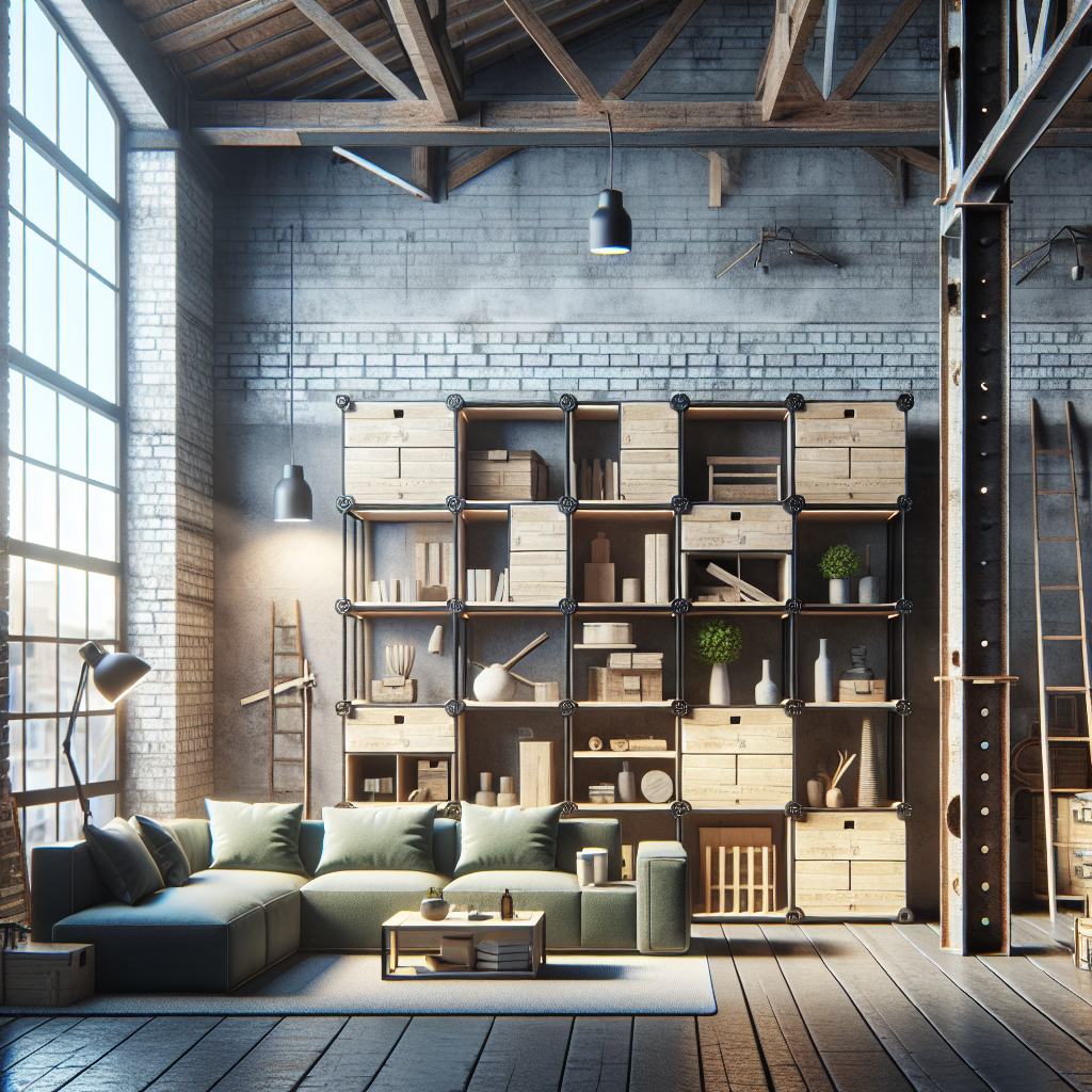 Mobiliário modular e a sua relação com o estilo de decoração industrial