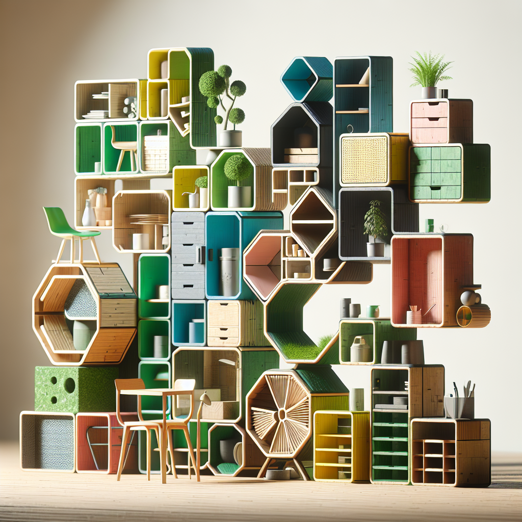 Mobiliário modular e a sua relação com a reciclagem