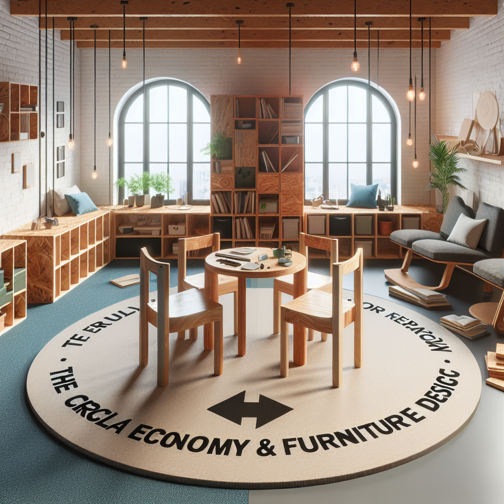 Economia circular e o design de mobiliário para espaços pequenos