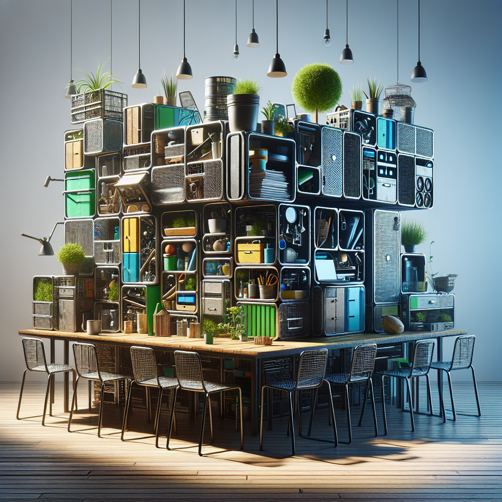 Mobiliário Multifuncional Reciclado: Otimizando Espaços e Reduzindo o Impacto Ambiental