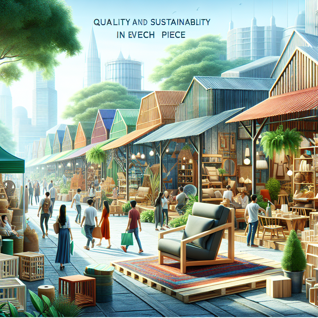 Mobiliário de Materiais Duráveis Locais: Qualidade e Sustentabilidade em Cada Peça