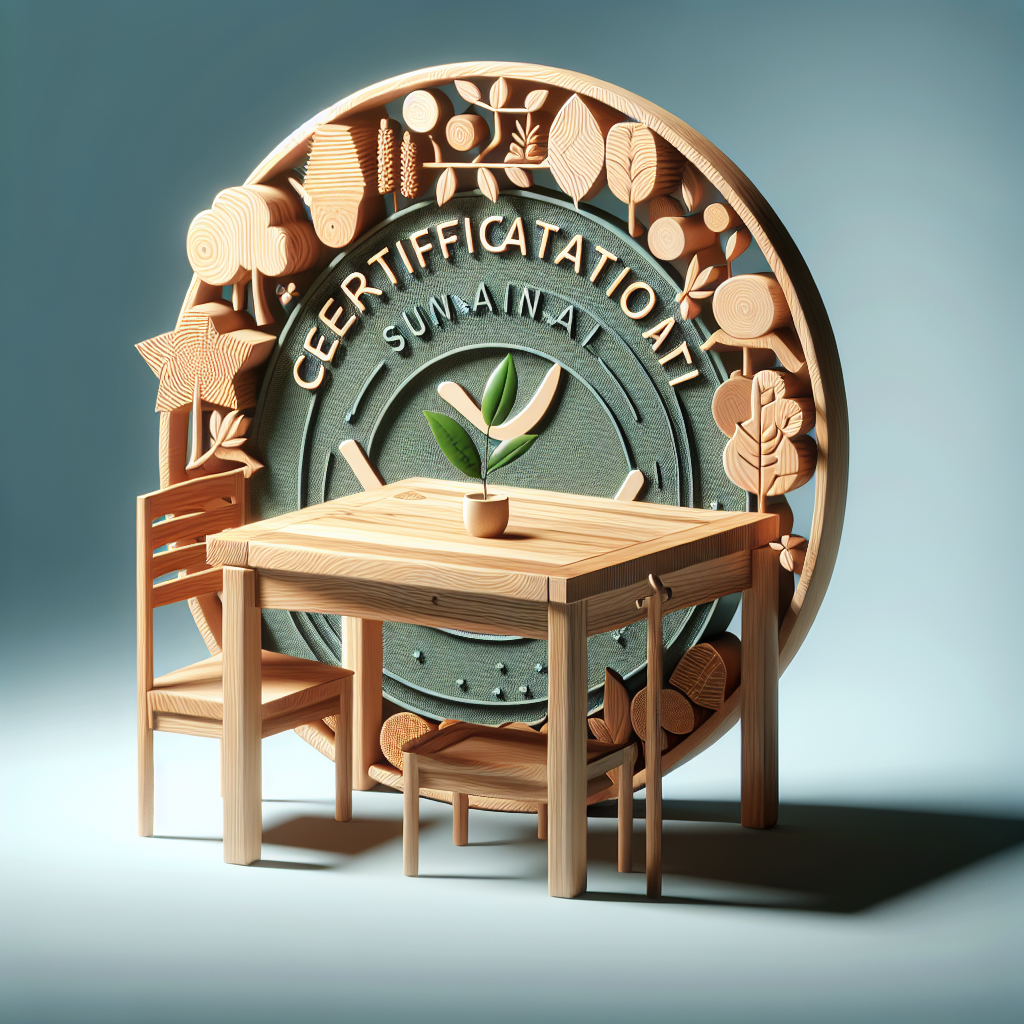 Certificações e a sua relação com o mobiliário de madeira certificada