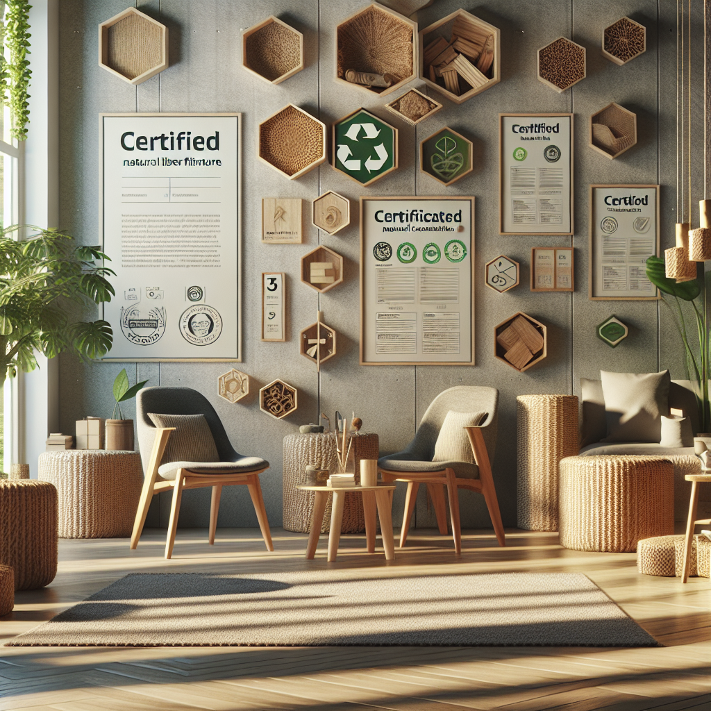 Mobiliário de Fibras Naturais Certificadas: Sustentabilidade e Tradição