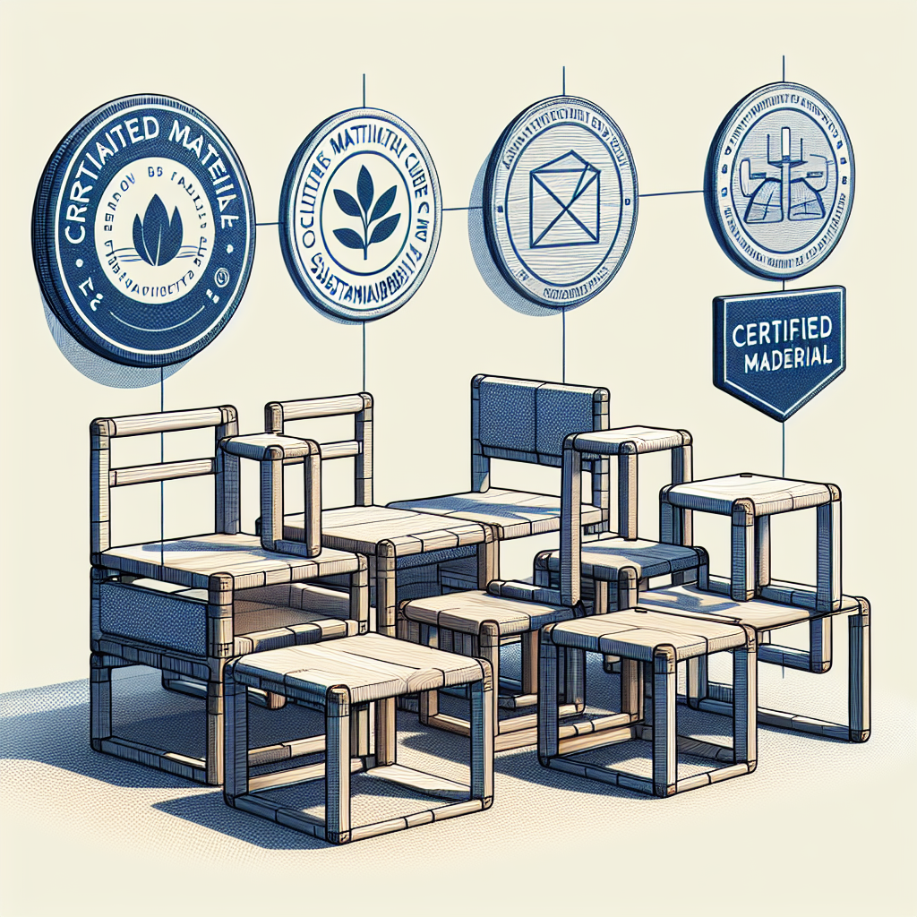 Mobiliário de Materiais Modulares Certificados: Adaptabilidade e Sustentabilidade