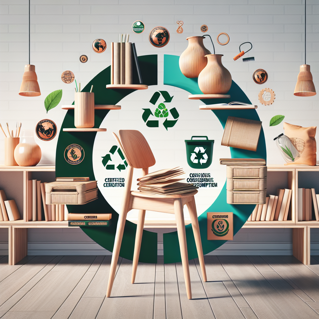 Consumo de Mobiliário com Educação para a Sustentabilidade Certificado: Valorizando