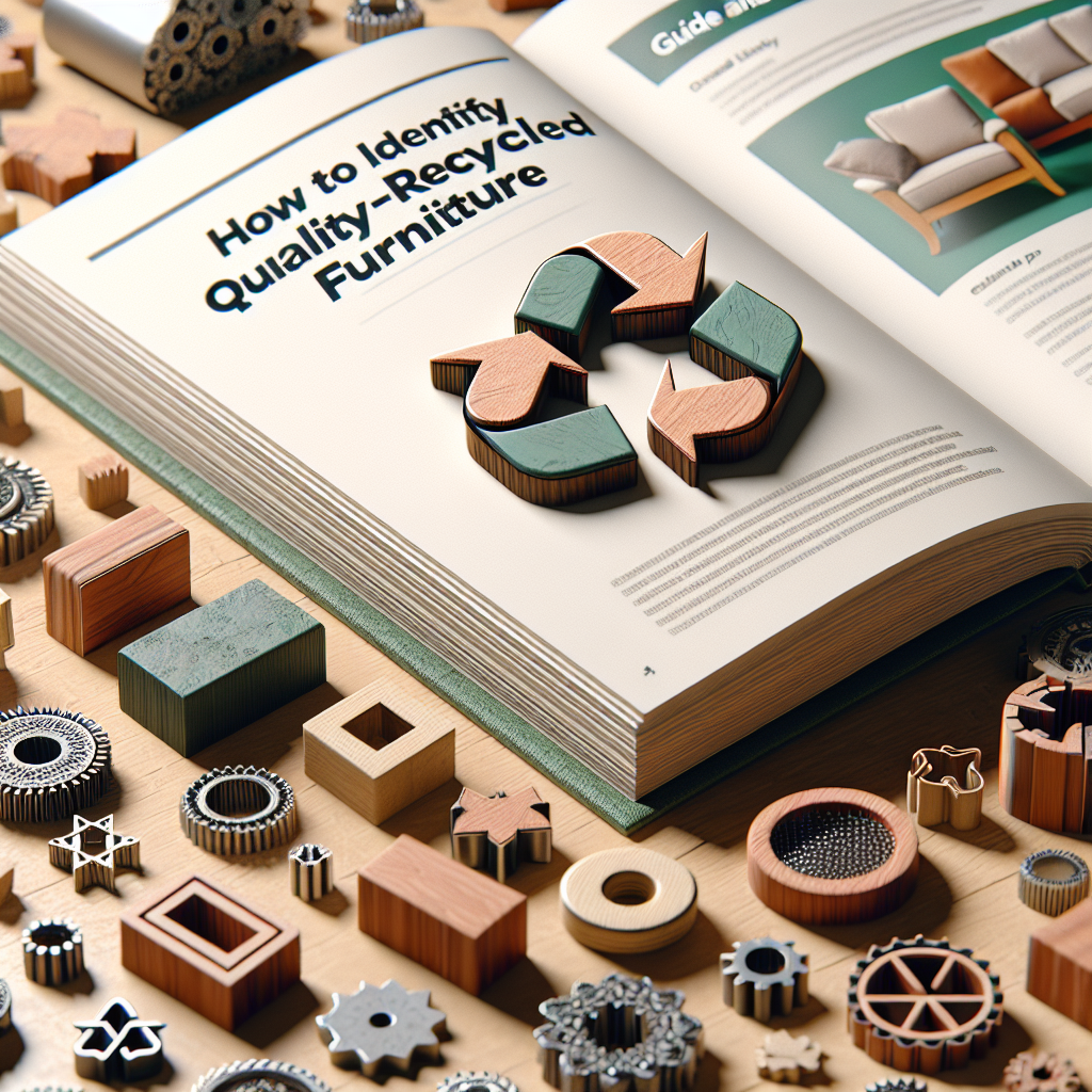 Como identificar mobiliário reciclado de qualidade