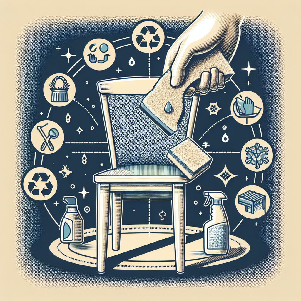 Como limpar mobiliário reciclado