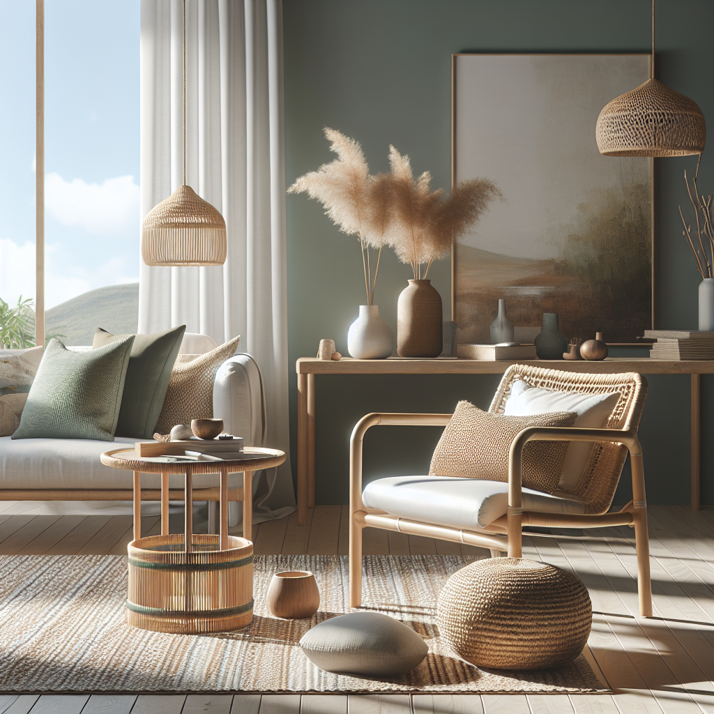 Mobiliário de Fibras Naturais: Conforto e Estilo com Impacto Positivo