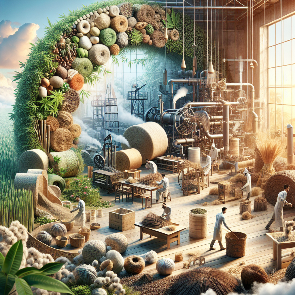 A História das Fibras Naturais: Do Cultivo à Produção de Mobiliário